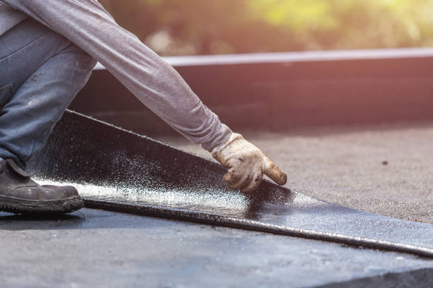 Professional Interior Drainage System technician working in College Corner, OH